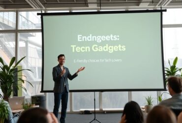 Green Gadgets: Eco-Friendly Choices for Tech Lovers